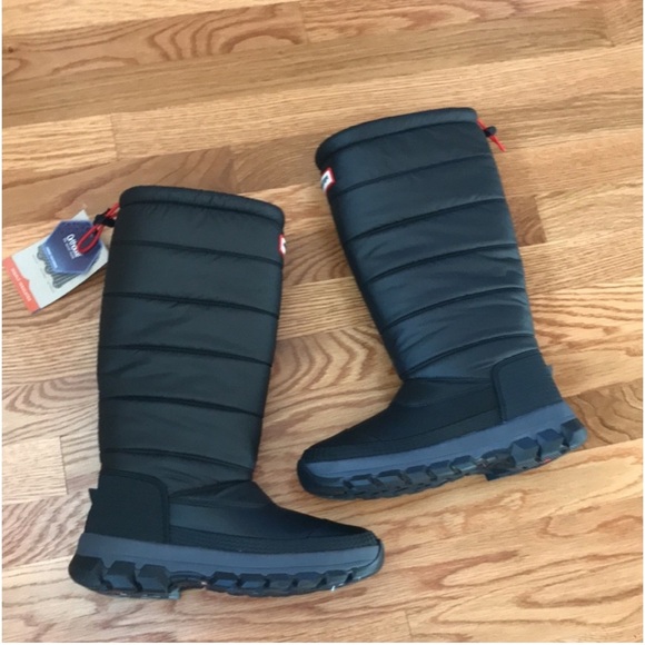 Free People x Hunter Original Insulated Tall Snow Boots Size 8 NWT - Picture 5 of 12